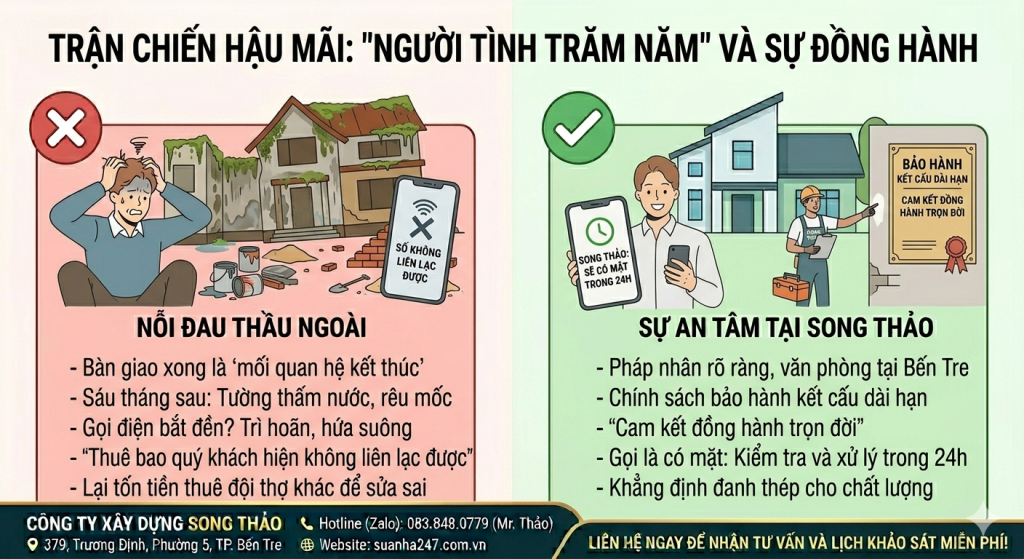 Cam kết tiến độ khi thi công sửa nhà trọn gói